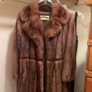 Mink coat full length